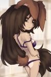  anthro clothing elronya fan_character female hair hi_res lagomorph leporid long_hair mammal rabbit ronya solo underwear 