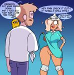  adventure_time age_difference amputee anthro armor bear beard big_breasts blonde_hair blue_background blue_clothing blue_dress blush bottomless bottomless_female bottomwear breasts bronwyn canid canine canis cartoon_network clothed clothing clothing_lift curvy_figure disability domestic_dog dress dress_lift duo exposed_breasts eye_contact eyelashes facial_hair female finn_the_human hair hair_over_eye halo happy headgear helmet hi_res human hybrid inviting inviting_to_sex jake_the_dog looking_at_another male male/female mammal naked_underneath nipple_outline no_underwear older_human older_male one_eye_obstructed open_mouth pants partially_clothed pixelz pixelzsinful presenting protective_gear rainicorn shirt short_hair simple_background speech_bubble spikes spikes_(anatomy) talking_to_another talking_to_partner thick_thighs topwear visible_nipples voluptuous voluptuous_female white_eyes wide_hips younger_anthro younger_female 