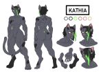  absurd_res animal_humanoid anthro cat_humanoid danglebat felid felid_humanoid feline feline_humanoid female fycroh hi_res humanoid kathia_(danglebat) liltaiga4 mammal mammal_humanoid model_sheet 