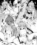  1boy 1girl bar_censor censored commission crown cum cum_in_pussy egg_vibrator finana_ryugu finana_ryugu_(1st_costume) fins fish_girl frilled_sailor_collar frills greyscale head_fins hetero highres moketa monochrome neck_tattoo nijisanji nijisanji_en nipples nude penis pussy sailor_collar sex sex_toy skeb_commission solo_focus sound_effects spread_legs tattoo vaginal vibrator virtual_youtuber 