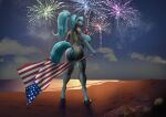  4th_of_july akeno_(itsnafulol) animal_genitalia animal_penis anthro autotitfuck beach big_breasts big_butt bikini_thong blue_hair bodily_fluids breast_play breasts butt clothing container cup drinking_glass ejaculation equid equine equine_genitalia equine_penis female fireworks food fruit genital_fluids genitals glass glass_container glass_cup gynomorph hair hi_res hooves horse intersex looking_back mammal masturbation melon muscular muscular_anthro muscular_female night penile penile_masturbation penis picnic_blanket plant ponytail precum purple_eyes rear_view sea seaside smile solo stars_and_stripes sunstripe swimwear tail underwear united_states_of_america water watermelon wine_glass 