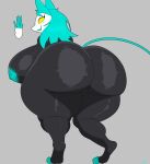  absurd_res anthro areola big_breasts big_butt black_body blue_areola blue_hair blue_nipples blush breasts butt darkner deltarune felid female floating_hands genitals hair hi_res huge_breasts huge_butt huge_hips huge_thighs machine mammal nipples nude open_mouth pussy robot side_boob solo tasque_manager thick_thighs undertale_(series) wide_hips yellow_eyes zudofu 