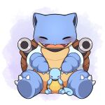  1:1 2023 :3 ambiguous_gender big_head black_ears blastoise blue_background blue_body blue_ears blue_nose blue_skin blue_tail blush claws curled_tail detailed duo eyes_closed fangs feet feral generation_1_pokemon gun hand_on_face hand_on_head happy hi_res long_tail multicolored_body multicolored_ears multicolored_skin nintendo on_ground open_mouth pink_tongue pokemon pokemon_(species) ranged_weapon scalie seviyummy shadow sharp_claws sharp_teeth shell simple_background sitting size_difference smile squirtle tail teeth thick_thighs toe_claws tongue weapon white_background yellow_body yellow_skin 