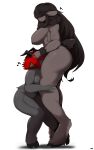  &lt;3 10:16 2023 absurd_res anthro areola bovid breasts caprine cloven_hooves digital_media_(artwork) duo female fingers fur goat hair hi_res hooves horn long_hair mammal nipples red_hair side_view simple_background taphris white_background 