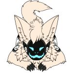  1:1 animated anthro cybernetics ears_up fluffy fluffy_tail fur happy hunamarts inner_ear_fluff machine mammal neck_tuft protogen protogen_visor short_playtime solo tail tuft visor 