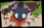  animated blood blurry_vision bodily_fluids claws digital_media_(artwork) domestic_cat duo felid feline felis feral first_person_view gore guncht looking_at_another male mammal scourge_(warriors) shaking text tigerstar_(warriors) warriors_(cats) 