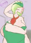  absurd_res after_shower alpha_pokemon areola areola_slip big_breasts big_hands blush body_blush breasts breasts_bigger_than_head drying drying_hair fan_character female gardevoir generation_3_pokemon hair hashcopyrice hi_res huge_breasts humanoid madlyn_(hashcopyrice) nintendo not_furry pokemon pokemon_(species) sketch smile solo steam steaming_body towel watermark 