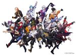  6+boys animal_ears aragami_oga arm_up arms_up astel_leda axel_syrios banzoin_hakka black_choker black_gloves black_hair blonde_hair blue_eyes blue_hair boots chain choker commentary_request copyright_name denim denim_shorts everyone eyepatch fingerless_gloves full_body fumiko_(throughx2) gavis_bettel gloves green_eyes grey_hair hair_between_eyes hanasaki_miyabi_(1st_costume) hand_on_own_hip happy hat headphones headphones_around_neck heterochromia highres hizaki_gamma holding holding_clothes holding_hat holostars holostars_english holotempus hood hood_up hoodie jackal_boy jackal_ears jacket josuiji_shinri jumping kageyama_shien_(1st_costume) kanade_izuru_(1st_costume) kishido_temma_(1st_costume) long_hair looking_at_viewer machina_x_flayon male_focus medium_hair minase_rio multicolored_hair multiple_boys official_art open_clothes open_jacket open_mouth orange_hair pectorals pink_eyes pink_hair ponytail purple_eyes purple_hair red_hair regis_altare rikka_(1st_costume)_(holostars) short_hair shorts smile top_hat two-tone_hair utsugi_uyu utsugi_uyu_(1st_costume) virtual_youtuber white_hair yatogami_fuma yatogami_fuma_(1st_costume) yellow_eyes yukoku_roberu yukoku_roberu_(1st_costume) 