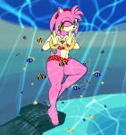  amy_rose anthro bikini bracelet breasts bubble clothing emerald_coast eulipotyphlan female fish fur gesture green_eyes hair hand_heart hedgehog jewelry mammal marine one_eye_closed pink_body pink_fur pink_hair sega solo sonic_adventure sonic_the_hedgehog_(series) swimwear the_mad_monk two_piece_swimsuit underwater water wink 