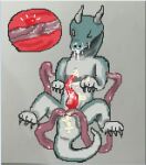  anal anal_orgasm anal_penetration animal_genitalia animal_penis anthro belly bodily_fluids clawed_fingers claws countershade_arms countershade_legs countershade_tail countershading cum cum_drip cum_dripping_down_chin cum_in_ass cum_inside cum_on_belly cum_on_body cum_on_face cum_on_hand cum_on_own_face cum_on_own_penis cum_on_penis cum_on_self cum_on_tail dragon dripping ejaculation ferro_(huntings) genital_fluids genitals hands-free horn humanoid huntings looking_pleasured male one_eye_closed penetration penis perineum prostate prostate_orgasm prostate_stimulation scalie sex slit tail tapering_penis tentacle_in_ass tentacle_penetration tentacle_sex tentacles toe_claws white_belly white_body white_countershading white_feet white_hands white_perineum 