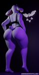  135:256 3d_(artwork) 4k absurd_res anthro bed clothing detailed_background digital_media_(artwork) dragonantojos eyebrows eyelashes female furniture hi_res lingerie livingroom neon_lights purple_background simple_background solo toriel undertale_(series) white_body window 