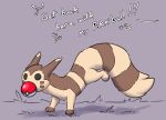  absurd_res ambiguous_gender dialogue furret generation_2_pokemon hi_res nintendo pokeball pokemon pokemon_(species) sarek_aran_desian simple_background 