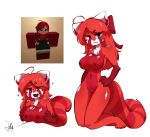  &lt;3 &lt;3_eyes ailurid anthro aroused big_breasts bodily_fluids breast_play breasts cum cum_on_body cum_on_breasts curvy_body curvy_female curvy_figure female fur genital_fluids genitals glistening glistening_body glistening_breasts glistening_shoulders glistening_thighs hair hand_on_hip handpaw hi_res hindpaw holding_breast human jellyoyix kneeling leaking_cum looking_at_viewer male male/female mammal markings multiple_images nude open_mouth paws pussy red_body red_fur red_hair red_panda reference_image ring_(marking) ringtail roblox robloxian sex simple_background solo tail tail_markings titfuck unseen_character unseen_male vivian_red voluptuous voluptuous_female white_background 