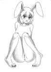  absurd_res anthro anus behind_view big_breasts big_ears blush blush_lines breasts carrot_(one_piece) efradraws feet female from_behind_position fur genitals graphite_(artwork) hair hands_behind_back hi_res lagomorph leporid mammal monochrome nipples nude one_piece pencil_(artwork) pussy rabbit rabbit_ears sex short_hair simple_background sketch solo spread_legs spread_pussy spreading tail thick_thighs traditional_media_(artwork) white_body white_fur wide_hips 