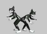  anthro ass_to_ass duo felid feline female female/female mammal nude stuck_to_butt stuck_together 