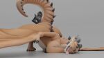  2022 3d_(artwork) absurd_res anal anthro ass_up danzer_(reptilligator) digital_media_(artwork) dragon duo feral hi_res male male/male malfaren size_difference tail tongue 