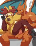  absurd_res anthro anthro_on_anthro balls big_balls big_breasts big_penis blue_eyes breast_grab breast_play breast_suck breasts charizard claws delphox duo erection female female_penetrated fur generation_1_pokemon generation_6_pokemon genitals hair hand_on_breast hi_res inkendross interspecies looking_pleasured male male/female male_penetrating male_penetrating_female mature_female mature_male muscular muscular_male nintendo nipples one_eye_closed open_mouth open_smile penetration penile penile_penetration penis penis_in_pussy pokemon pokemon_(species) pussy red_body red_fur red_hair scar sex smile sucking vaginal vaginal_penetration vein veiny_penis wings yellow_body yellow_fur 