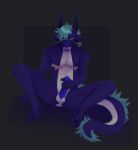  absurd_res anthro balls dragon drake_(disambiguation) genitals hi_res kinktober male scalie solo spicycalisi 