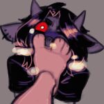  anthro demon don_(dondon) dondon foot_fetish foot_sniffing low_res male male/male smelly smelly_feet sniffing 