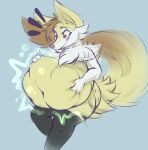  abdominal_bulge absurd_res ambiguous_gender anthro belly big_belly bottomwear braixen bulge canid canine clothing digestion digestion_noises excited fox fur generation_6_pokemon hand_on_stomach hi_res looking_at_belly mammal navel nintendo pokemon pokemon_(species) rumbling_stomach sassy_(sassylebraix) sassylebraix simple_coloring sitting sketch skirt smile solo vore white_body white_fur yellow_body yellow_fur 