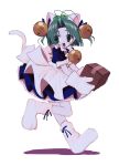  :d animal_ears animal_hands animal_hat bell box cat_ears cat_hat cat_tail dejiko di_gi_charat gloves green_eyes green_hair hair_bell hair_ornament hat highres holding holding_box jingle_bell maid paw_gloves paw_shoes pepeppepe101 smile tail white_background white_mittens 
