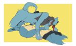  2023 69_position absurd_res animal_genitalia animal_penis anthro balls blush bodily_fluids canid canine canine_genitalia canine_penis chest_tuft cocoach3rry deep_throat drooling duo embarrassed english_text generation_4_pokemon genitals hi_res lucario male male/male mammal nintendo nude oral penis pokemon pokemon_(species) pubes riolu saliva sex sheath shy sucking_penis tail tail_motion tailwag text tuft 