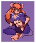  anthro barefoot border cartoon cartoons chip_&#039;n_dale_rescue_rangers disney feet female foot_fetish foot_focus gadget gadget_hackwrench hi_res hindpaw humanoid_feet mammal mouse murid murine paws plantigrade rodent sad_inker soles solo toes white_border 