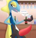  absurd_res alcohol animal_genitalia animal_penis anthro beverage big_penis bodily_fluids cetacean_genitalia cetacean_penis container cum cup dialogue digital_media_(artwork) drinking_glass english_text erection generation_8_pokemon genital_fluids genitals glass glass_container glass_cup hi_res huge_penis inteleon leaking_cum looking_at_viewer male nintendo nude open_mouth penis pokemon pokemon_(species) presenting reptile scalie simple_background smile solo speech_bubble tapering_penis text thick_penis tongue varium wine wine_bottle wine_glass 