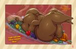  absurd_res anthro avian bird breasts female food galliform headless hi_res holidays phasianid solo thanksgiving thick_thighs turkey walter_sache 