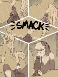  3:4 anal anal_penetration anise_(freckles) anthro anthro_on_anthro anthro_penetrated anthro_penetrating anthro_penetrating_anthro anus backsack balls big_penis bodily_fluids breasts butt cloves_(freckles) comic cum cum_in_ass cum_in_mouth cum_inside duo equid equine equine_anus fingers freckles_(artist) genital_fluids genitals hair herm herm/male herm_penetrated horse intersex intersex/male intersex_penetrated intraspecies male male_penetrating male_penetrating_herm male_penetrating_intersex mammal medial_ring open_mouth penetration penile penile_penetration penis penis_in_ass pussy sex tail 