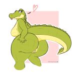  &lt;3 2023 alligator alligatorid anthro anus big_breasts big_butt big_tail breasts bustingmangos butt butt_grab crocodilian curvy_figure digital_media_(artwork) eyelashes female genitals green_body green_scales hand_on_butt hi_res looking_back non-mammal_breasts nude presenting presenting_hindquarters presenting_pussy pussy rear_view reptile scales scalie side_boob simple_background smile solo tail teeth thick_tail thick_thighs tongue tongue_out voluptuous wide_hips 