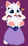  absurd_res anthro big_breasts breast_expansion breasts clothing demi-pig_(artist) domestic_cat dreamworks dulcinea_(puss_in_boots) expansion felid feline felis female hi_res huge_breasts mammal simple_background solo the_adventures_of_puss_in_boots 