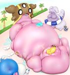  absurd_res ambiguous_gender ampharos anal anal_vore animal_genitalia anthro bboing belly big_belly breasts domestic_cat eeveelution felid feline felis feral generation_1_pokemon generation_2_pokemon generation_6_pokemon genital_slit genitals goodra group gynomorph hi_res humanoid_genitalia humanoid_penis intersex kobold legendary_pokemon lugia lying macro male mammal nintendo on_back oral_vore penis pichu pokemon pokemon_(species) slit swimming_pool tapering_penis vaporeon vore 