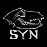  1:1 black_background bone canid canine_skull hi_res icon logo mammal signature simple_background skull syn-6 