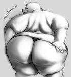  absurd_res anthro belly big_butt boss_monster bovid butt caprine cellulite clothed clothing curvy_figure digital_media_(artwork) eye_moisturizer female fur genitals hi_res horn looking_at_viewer mammal mature_anthro mature_female nintendo nude obese obese_anthro obese_female overweight overweight_anthro overweight_female partially_clothed simple_background smile solo thick_thighs thong toriel undertale undertale_(series) underwear underwear_down white_body white_fur wide_hips 