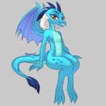  absurd_res anthro dragon equid equine female friendship_is_magic hasbro hexecat hi_res horse mammal my_little_pony pony princess_ember_(mlp) scalie solo western_dragon wings 