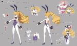  2girls animal_ears archer_(disgaea) arm_up back backless_leotard between_fingers blonde_hair blue_eyes blue_footwear blue_leotard blush bow bowtie breast_envy breasts card cleavage dart detached_collar disgaea disgaea_rpg drill_hair fake_animal_ears fake_tail flat_chest full_body grey_background heart high_heels highleg highleg_leotard holding holding_card holding_dart large_breasts leotard long_hair looking_at_viewer multiple_girls multiple_views non-web_source official_art one_eye_closed open_mouth oversized_breast_cup panties pantyhose photoshop_(medium) playboy_bunny playing_card pointy_ears prinny pump pumps rabbit_ears rabbit_tail seraphina_(disgaea) shaded_face simple_background smile standing strapless strapless_leotard tail text_focus traditional_bowtie turnaround twintails underwear white_panties wrist_cuffs 