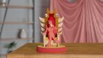  3d_(artwork) anthro blender_(software) claws crossed_legs demon digital_media_(artwork) doublestuffed female hi_res hooves horn lucia_(satina) mug red_body satina_wants_a_glass_of_water sitting solo tail wings yellow_eyes 