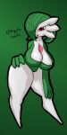  big_breasts big_butt breasts butt cel_shading female gardevoir generation_3_pokemon hi_res kryptickralo nintendo pokemon pokemon_(species) red_eyes shaded solo stylized thick_thighs tongue tongue_out wide_hips 