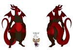  anthro demon dragon duo dwarf_demon_bat gynomorph hi_res hubert_(james_howard) intersex james_howard male sketch 
