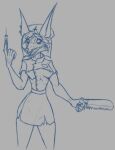  anthro big_ears breasts canid canine canis clothed clothing digital_media_(artwork) drawpile evil_grin female hair hat headgear headwear horror_(theme) jackal kinktober looking_at_viewer mammal nurse nurse_clothing nurse_hat nurse_headwear nurse_uniform saw smile solo synth_(disambiguation) the_dark_skull tools uniform 