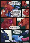  anthro bandai_namco clothing comic dialogue digimon digimon_(species) dragon dreamworks english_text flamedramon group guilmon hi_res how_to_train_your_dragon kobold male male/male mr._mordaut night_fury redishdragie runescape scalie text western_dragon 