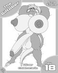  3_toes 4:5 absurd_res annaengine anthro areola balls barefoot beanie biceps big_breasts big_nipples big_penis border breasts claws clothing digital_drawing_(artwork) digital_media_(artwork) dragon english_text fangs feet flaccid foreskin front_view genitals grey_border gynomorph hair hands_behind_head hat hat_only headgear headgear_only headwear headwear_only hi_res huge_breasts huge_penis humanoid_genitalia humanoid_penis intersex looking_down lying male_(lore) monochrome mostly_nude multicolored_body muscular muscular_anthro muscular_gynomorph muscular_intersex navel nipples nude oliver_(colelucario) on_back penis portrait saggy_balls scalie simple_background smile solo tail teeth text toe_claws toes two_tone_body two_tone_tail white_background 