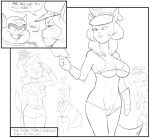 &lt;3 2023 anthro armor asking asking_another authority belt belt_buckle bent_arm big_breasts big_mouth_(anatomy) bikini biped black_text blush blush_lines bottomwear breasts chance_furlong chest_tuft clothed clothed_anthro clothed_female clothed_male clothing comic curved_eyebrows dbaru dialogue digital_drawing_(artwork) digital_media_(artwork) domestic_cat embarrassed english_text extended_arm eyebrows eyelashes eyeless fangs felid feline felis female female/female female_focus fingers fist fully_clothed fur fur_tuft general_(rank) gesture gloves good_evening greeting group hair hands_together handwear hanna-barbera hat head_turned headgear headwear helmet hi_res holding_object humanoid_hands humor lipstick long_hair looking_at_another makeup male mammal monochrome narrowed_eyes number open_mouth open_smile pants peaked_cap percentage pockets prick_ears question salute sketch skimpy skimpy_bikini skimpy_swimwear smile smiling_at_another snout speech_bubble stare subordinate swat_kats swimwear tail tail_motion tailwag talking_to_another teeth text text_box thin_eyebrows tongue tuft turmoil_(swat_kats) walking yes-no_question 