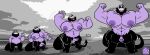  absurd_res anthro demon erection gremlin grolarbearsins growth hi_res imp male male/male monster_smash muscle_growth muscular muscular_male solo transformation transformation_sequence 