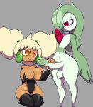  absurd_res balls big_breasts big_butt big_penis breasts butt duo female gardevoir generation_3_pokemon generation_5_pokemon genitals girly greepurl handjob hi_res male male/female nintendo penile penis pokemon pokemon_(species) sex simple_background thick_thighs whimsicott 