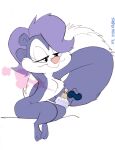  anthro female fifi_la_fume fluffy fluffy_tail mammal mephitid perfume skunk solo sooperman tail tiny_toon_adventures warner_brothers 