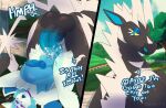  abdominal_bulge animal_genitalia animal_penis anthro anthro_on_feral anthro_penetrated balls bestiality big_balls big_penis black_body black_fur blue_body blue_fur blue_hair bodily_fluids collar cum cum_in_ass cum_inflation cum_inside dialogue dominant dominant_feral dominant_male duo eeveelution equine_genitalia equine_penis erection feral feral_penetrating feral_penetrating_anthro fur generation_4_pokemon generation_7_pokemon genital_fluids genitals glaceon hair hi_res inflation interspecies legendary_pokemon male male/male male_penetrated male_penetrating male_penetrating_male nintendo outside penetration penis plant pokemon pokemon_(species) sex speech_bubble striped_body striped_fur stripes submissive submissive_anthro submissive_male tree xxbrewbeastxx zeraora 