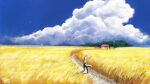  16:9 2023 ambiguous_gender anthro building clothing cloud field hi_res house illustration lagomorph landscape leporid long_ears mammal painting_(artwork) plant rabbit scenery sky solo tommyzz123 traditional_media_(artwork) tree walking wheat wheat_field widescreen 