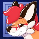  animate_inanimate canid canine fox fur hi_res inflatable living_inflatable mammal mane orange_body permagrin pool_toy red_eyes solo symrea 
